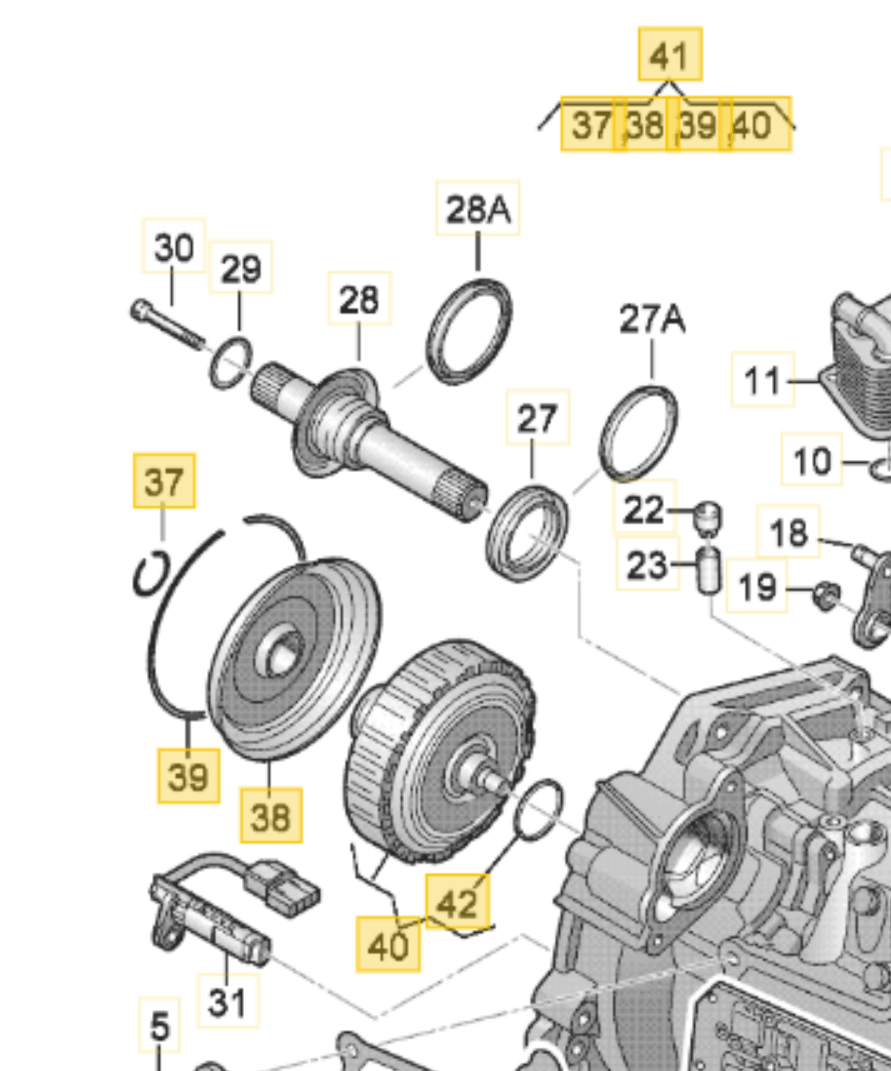 Repair Kit Dsg Clutch Replacement Cost Repair Kit Dsg Clutch