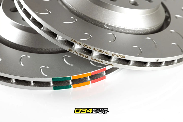 034 - MQB 310x22 mm Rear Brake Discs - Audi 8V & Volkswagen MK7 GTI/R ...