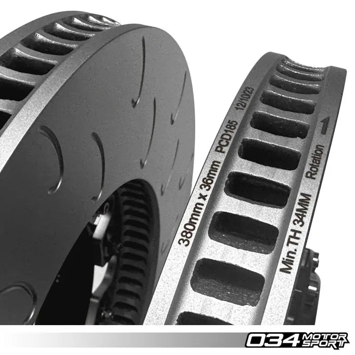 034 Motorsport - 2-Piece Floating Front Brake Rotor Upgrade Kit - Audi B8 Q5/SQ5 - 034-301-1015