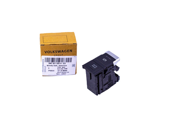 5NC927225A ICX - Switch For Electromechanical Parking Brake, Satin Black/Aluminium - Volkswagen Tiguan AD (MQB)