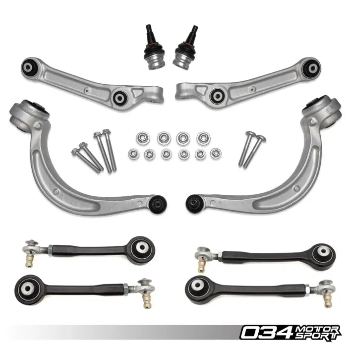 034 Motorsport - Camber Correcting Control Arm Kit - Audi B9/B9.5 A4/S4/RS4/A5/S5/RS5 - 034-401-1071