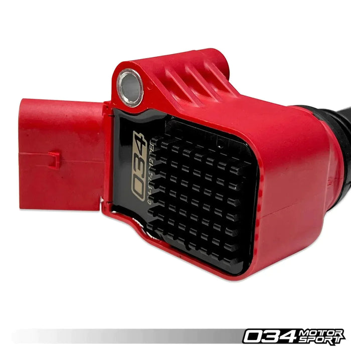 034 Motorsport - High Output Ignition Coils (x6) - Audi B9 3.0 TFSI S4/S5/SQ5 EA839- 034-107-2012-RED/6.