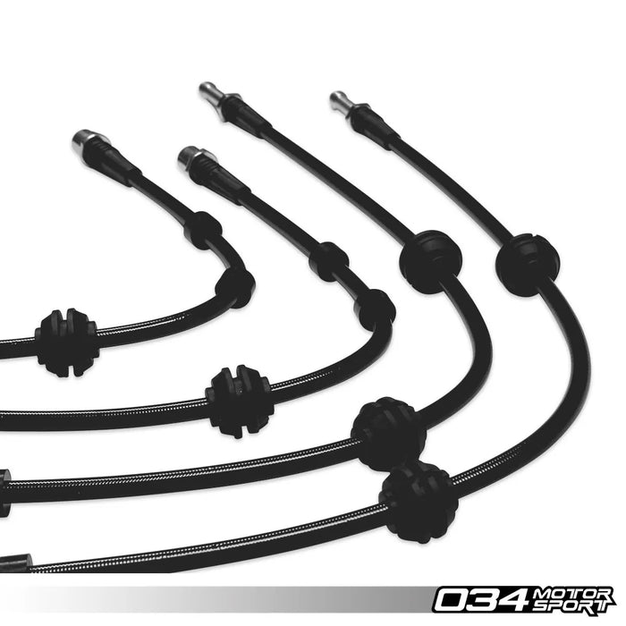 034 Motorsport - Stainless Steel Braided Brake Lines - Audi C7 A6/A7 & S6/S7