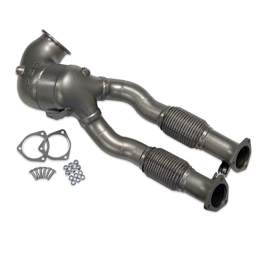 034-105-4044 - Cast Stainless Steel Racing Downpipe, 8V Audi 8S TTRS & 8V.5 RS3