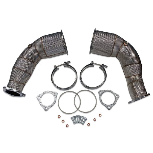 034-105-4046 - Cast Stainless Steel Racing Catalyst Set, B9 Audi RS5