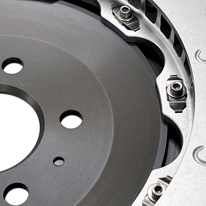 034 - Stage 2 2-Piece 390MM Floating Front Brake Rotor Upgrade Audi R8 ...