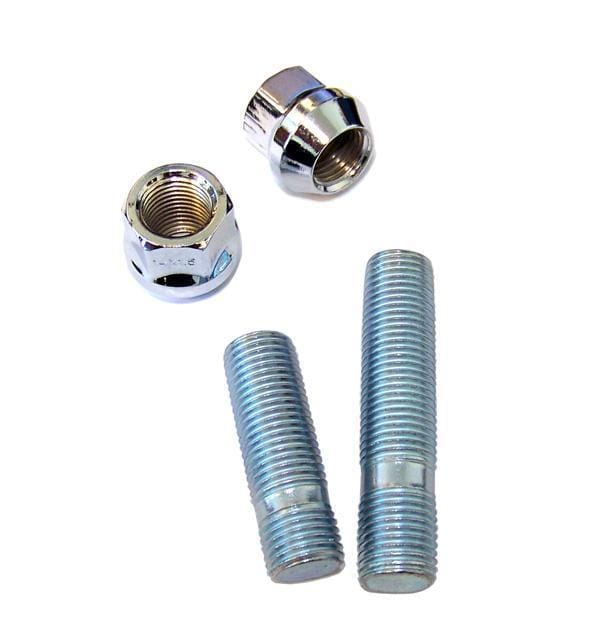 034-604-6000-2.50 Wheel Stud and Nut Kit, M14x1.5, Cone Seat - 2.50" / 43mm Length