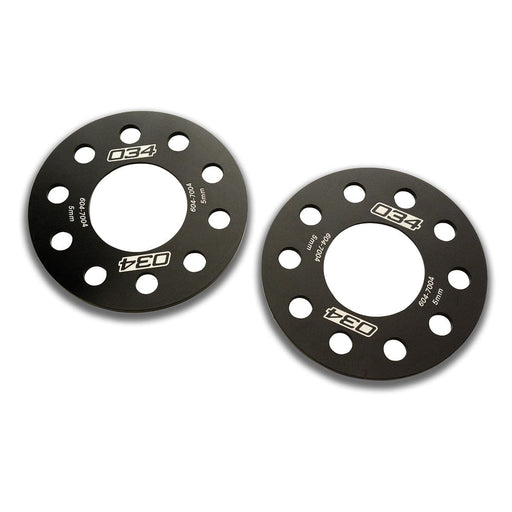 034-604-7004 Wheel Spacer Pair, 5mm, Audi/Volkswagen 5x112mm with 66.5mm Centre Bore