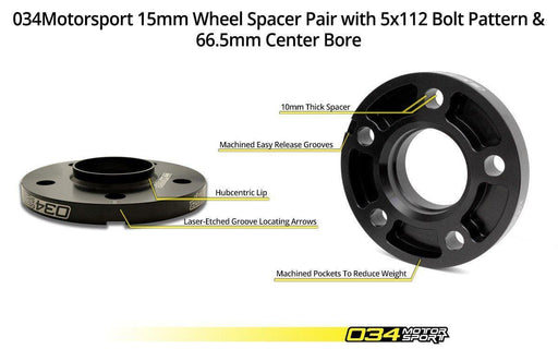 034-604-7016 Dynamic + Flush Wheel Spacer Kit, B8 Audi RS5