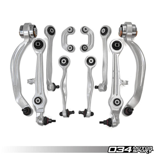 034 - Control Arm Kit, Density Line, Early Audi B5/C5 S4/RS4 & A6/S6/RS6, B5 Volkswagen Passat with Aluminum Uprights - 034-401-1005