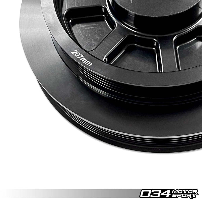 034 Motorsport - 3.0 TFSI Supercharger Crank Pulley Upgrade 207 MM - Audi 3.0 TFSI - 034-145-Z053