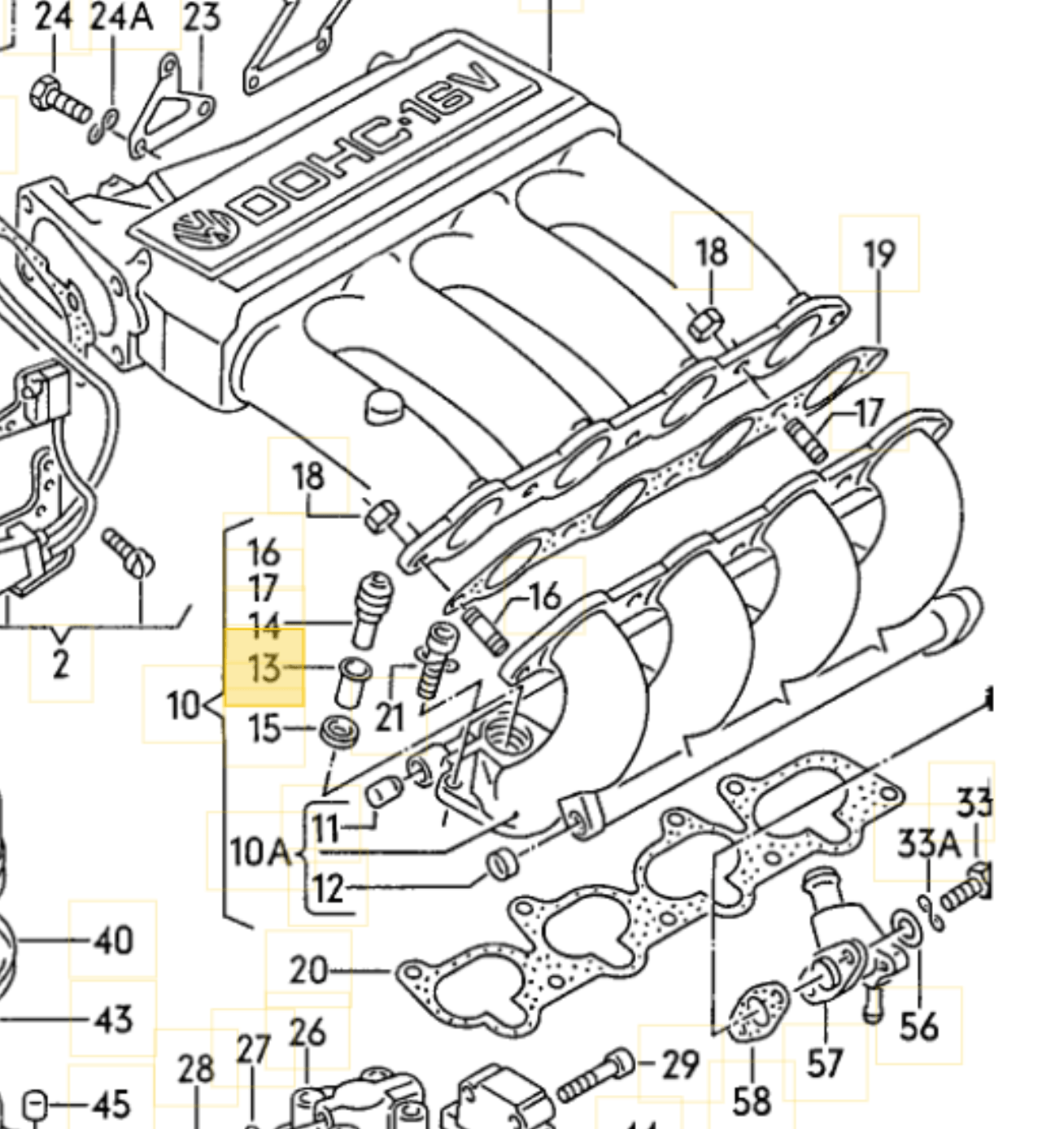 31355413 035133554 - Audi & Volkswagen Insert for Injector - Audi Volkswagen ...