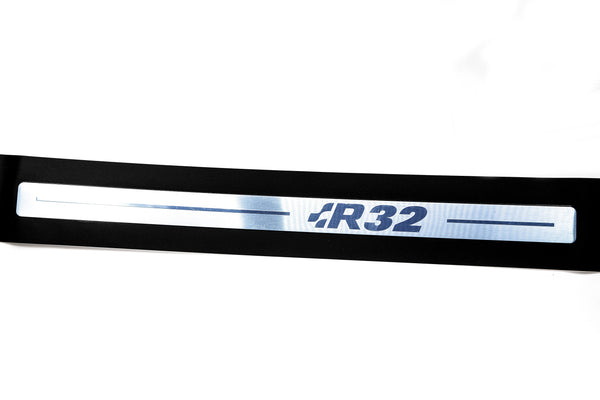 1J3853803E61E - Volkswagen Golf MK4 R32 - Chrome Door Sill Trim Protective plate - Left