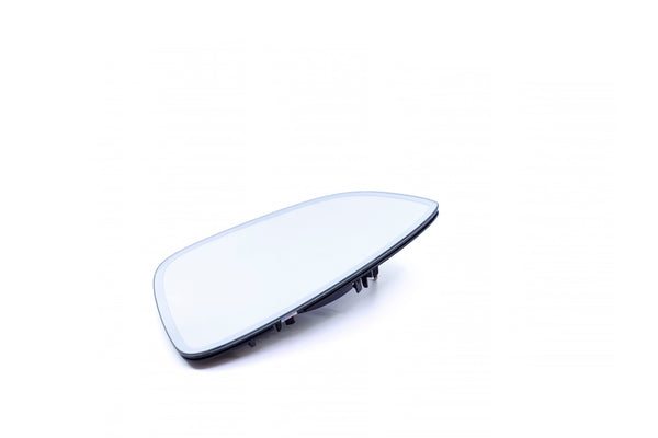 3C8857521D - Mirror Glass (Flat) with Carrier Plate (Left) - Genuine Volkswagen
