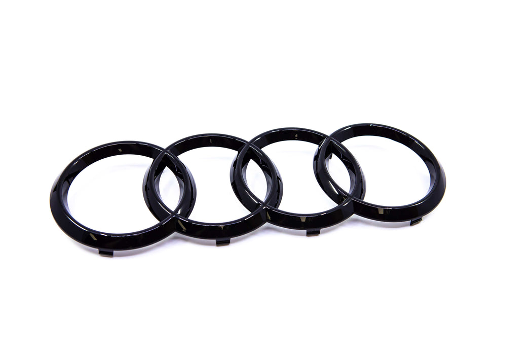 4H0853605CT94 - Front Audi Rings (Black) - Audi A6/S6/RS6/RS7 - Genuine