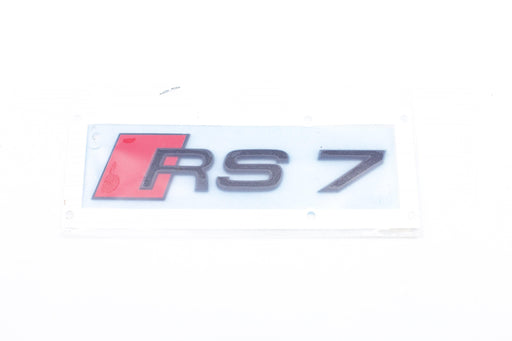 4K8853740 T94 - Audi RS7 Badge, Glossy Black - Genuine Audi