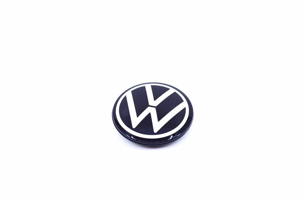5H0601171 FOD - Wheel Cover Cap Black/Chrome - Genuine Volkswagen