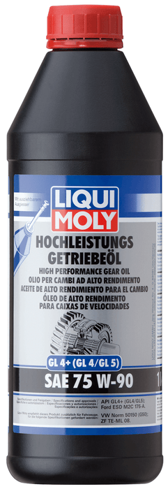LIQUI MOLY - SAE 75W-90 (1L) - Differential & Transfer Box Oil - Volkswagen 501 50 (G50)(GL4+)