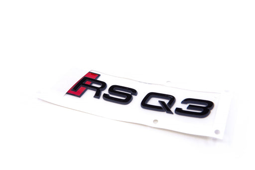 83A853740 T94 - Audi RSQ3 Rear Badge (Gloss Black) - Genuine