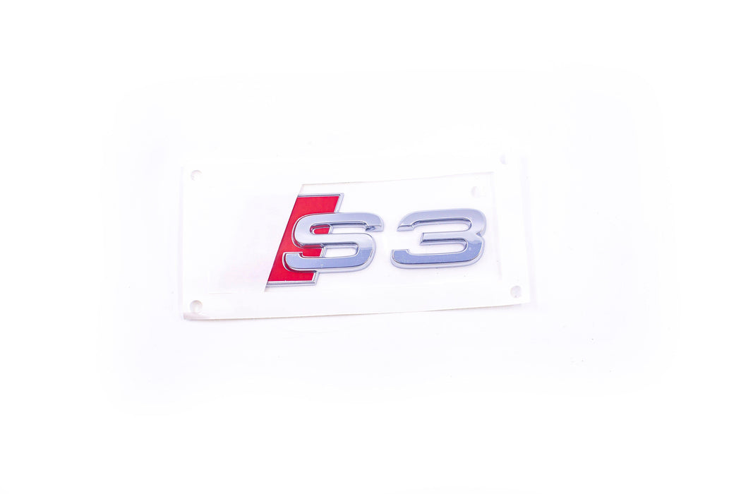 8L0853735 2ZZ - Audi 'S3' rear badge, Chrome 8P & 8V