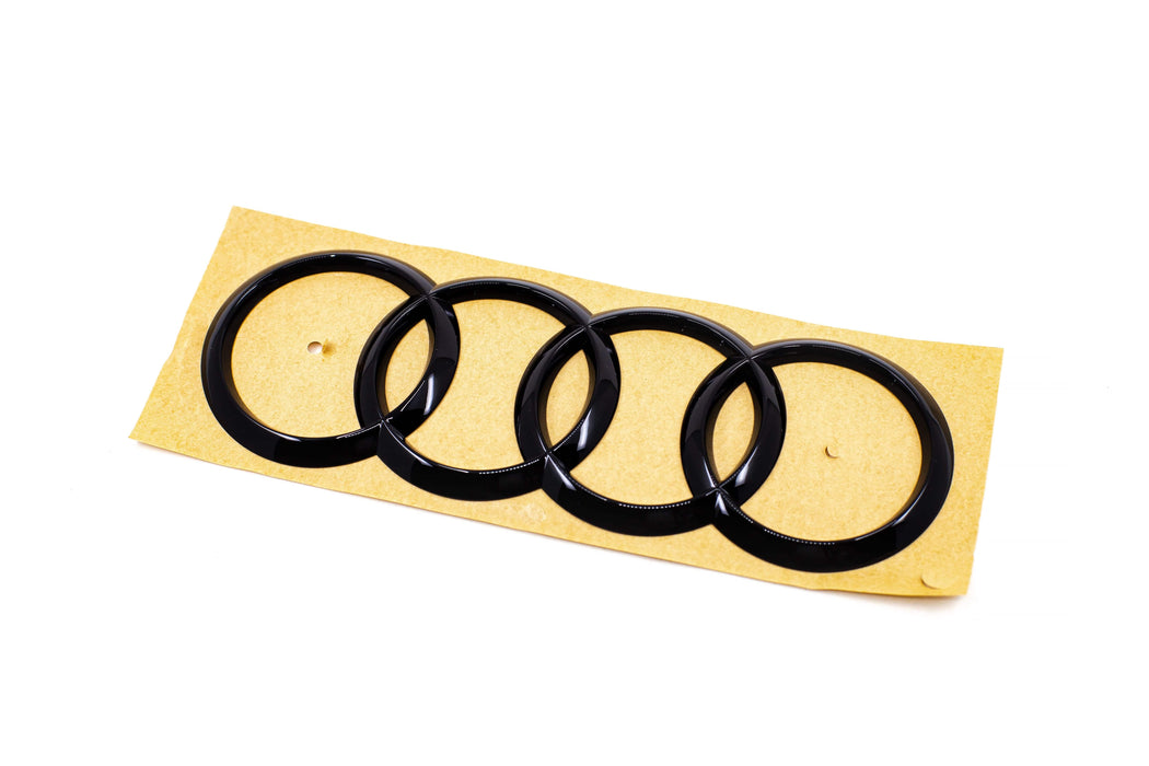 8U0853742B T94 - Genuine Audi Rear Rings (Gloss Black) - A1/S1, Q3/RSQ3