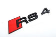 8W9853740 T94 - Audi Rear RS4 Badge (Gloss Black)