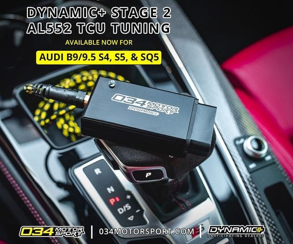 034 Motorsport - Audi B9/9.5 S4/S5/SQ5 - STAGE 2 ZF8 AL552 TCU Tune (Transmission Tune)