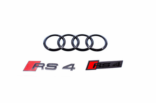 Audi B9 RS4 Black Badge Set - Genuine