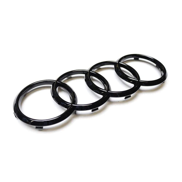 Audi Front Grille '4 Rings' Badge Gloss Black - 8T0853605 T94 - Genuine