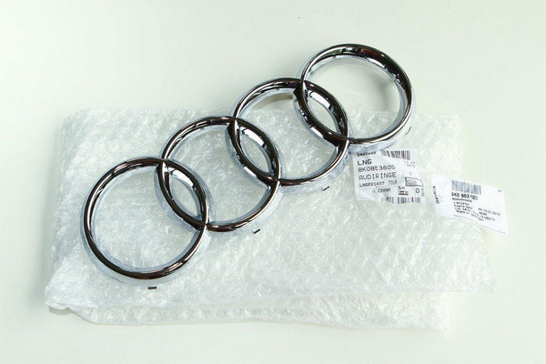 Audi Grille Emblem - 8K0853605 4 rings Silver - Audi A4 2005-2012