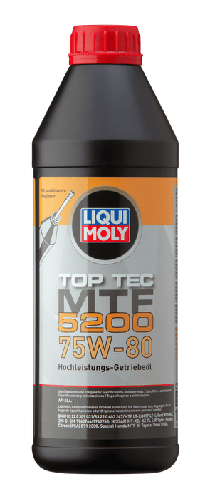 LIQUI MOLY Top Tec MTF 5200 75W-80 1L - Manual Transmission Fluid