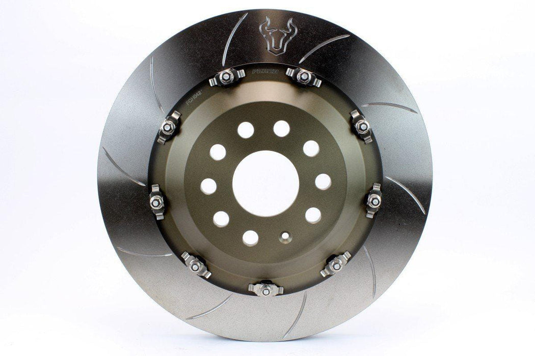 F2D.350.22.AAR | Forza 2 Piece Rear Brake Disc 350mm Upgrade Including Carrier (Right) - MK7 Golf Audi 8V S RS3
