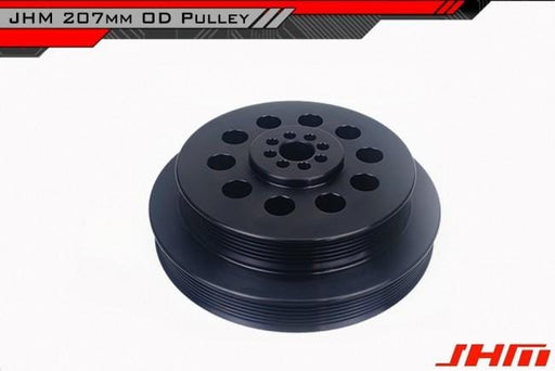 JHM-06E105251F-207mm - JHM HD Overdrive (207mm) OAD - Lightweight Supercharger Crank Pulley for B8-B8.5, S4-S5, C6-C7 A6-A7 and B8 Q5-SQ5 3.0T FSI