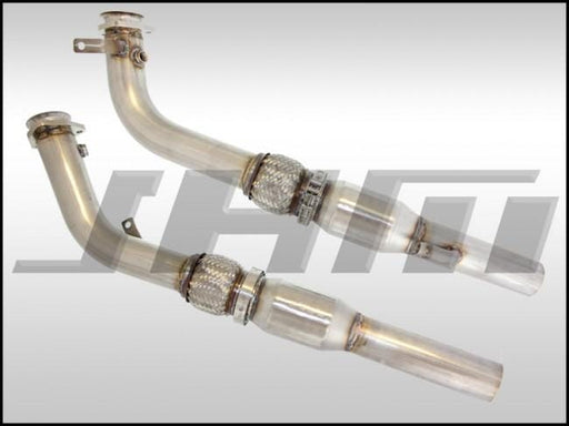 JHM B7-RS4 Stainless Steel 2.75 Inch Exhaust Downpipes