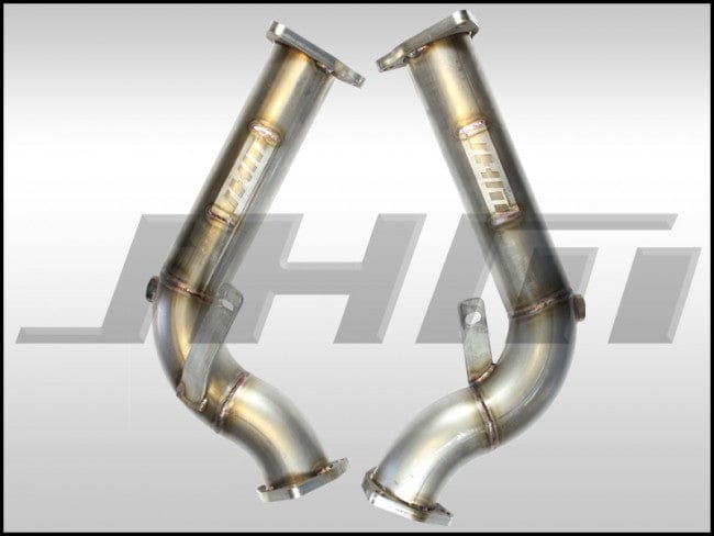 Exhaust Test Pipes / Down Pipes - Stainless Steel, 2.5" (JHM) Audi C7 A6-A7 3.0T.