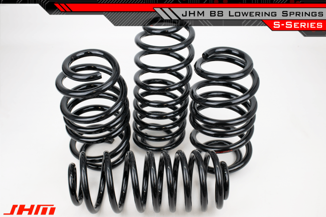 JHM-B8A4S4SSLS - Lowering Springs, S-Series (JHM) for B8 A4-S4