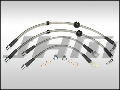 JHM-SBLK1600 - Brake Line Kit-Stainless (JHM) Front and Rear Lines for B7-RS4