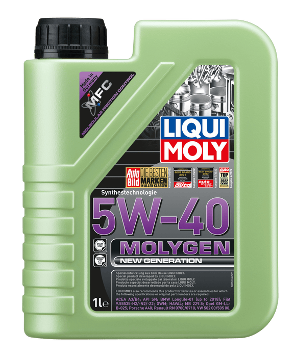 LIQUI MOLY - Molygen New Generation 5W-40 (1L) - Engine Oil - VW 502/505