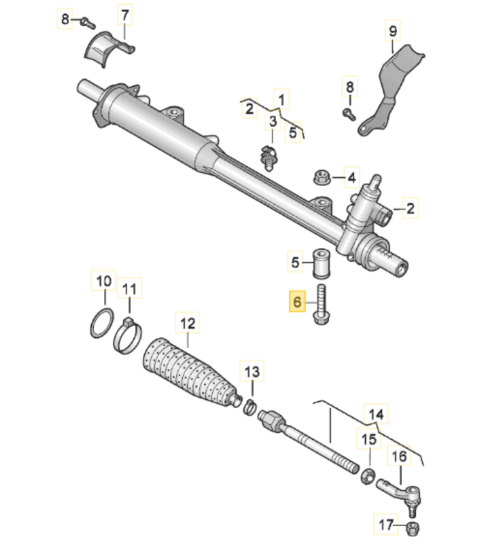 N10428002 - Hex Collared Bolt