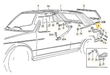 Trim for Soft-top (Right) - VW MK1 Golf Cabriolet - 155871414 A01C