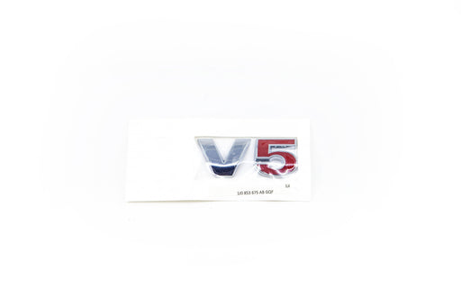 VW "V5" Emblem for Rear - Volkswagen MK4 Bora/Golf/Jetta - 1J0853675AB GQF