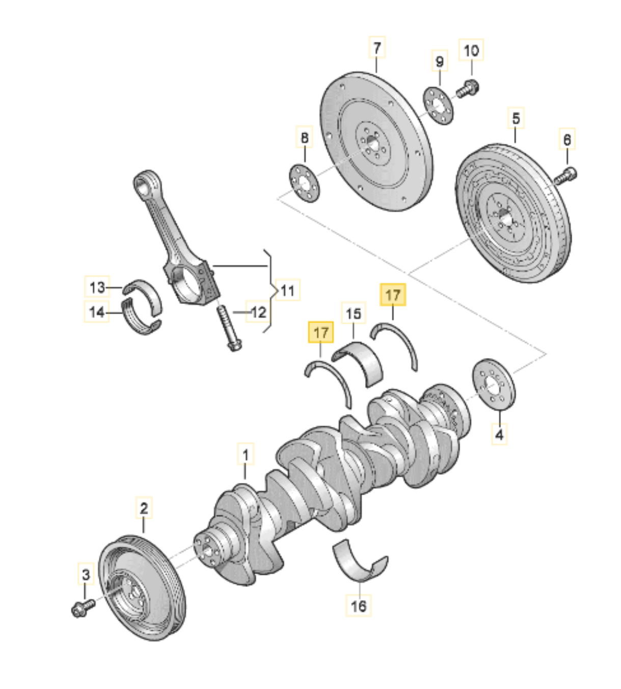 WHT000033 - Upper Thrust Washer – VAGPARTS Australia
