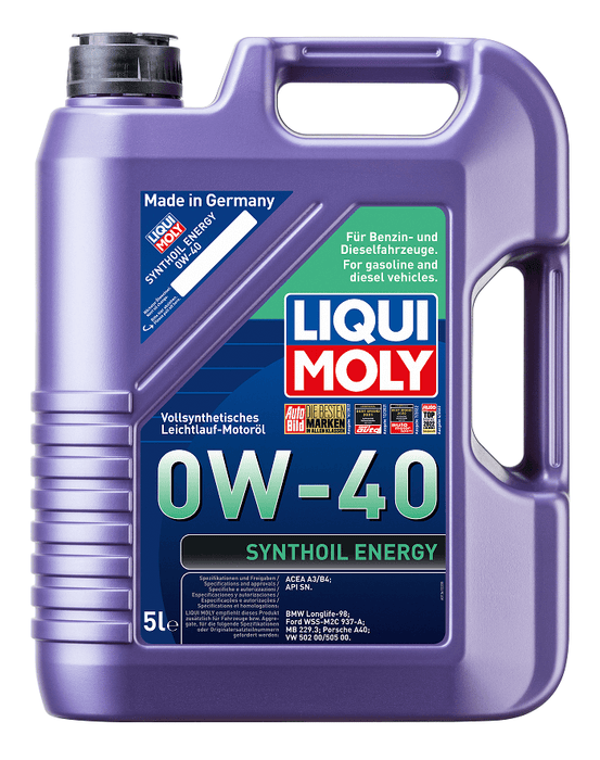 LIQUI MOLY - Synthoil Energy 0W-40 (5L) - Engine Oil - VW 502/505