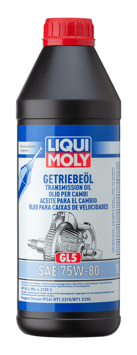 LIQUI MOLY Gear Oil GL5 75W-80  - Manual Transmission Fluid