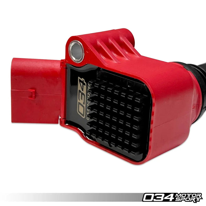 034 Motorsport - High Output Ignition Coil (8V/8Y/MK7/MK8/B9) - EA888.3 & EA839 - 034-107-2012-RED